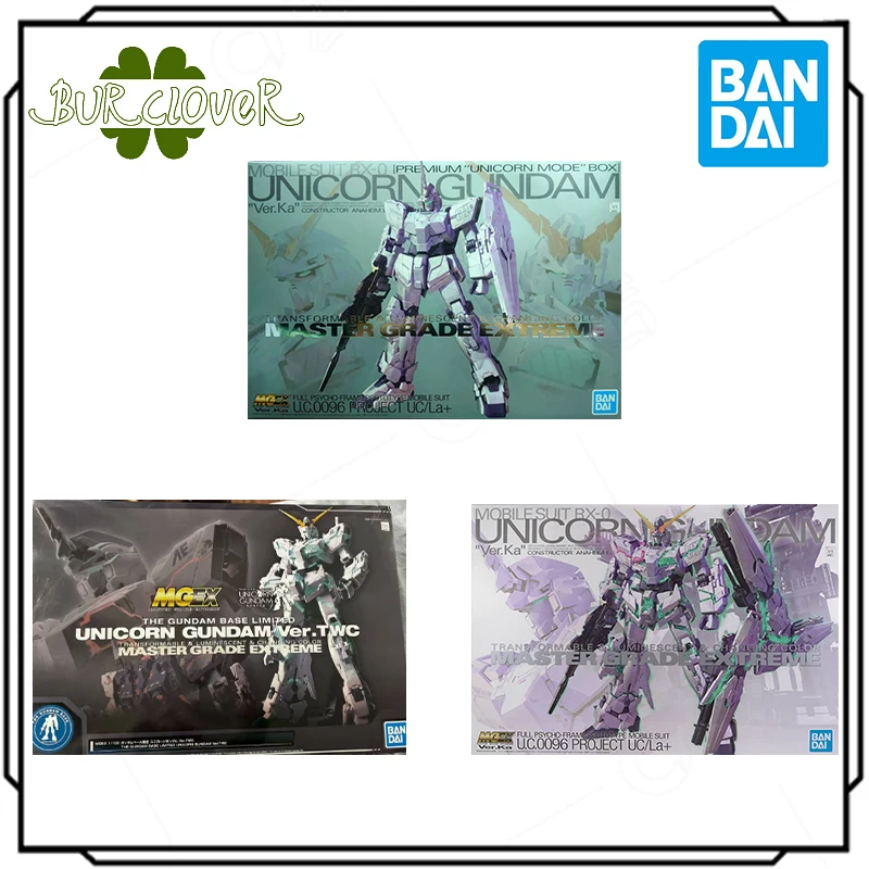 

Оригинальный BANDAI MGEX UNICORN GUNDAM Ver.TWC [специальная версия с обложкой Ver.ka] Аниме-фигурки, игрушки для детей, подарок