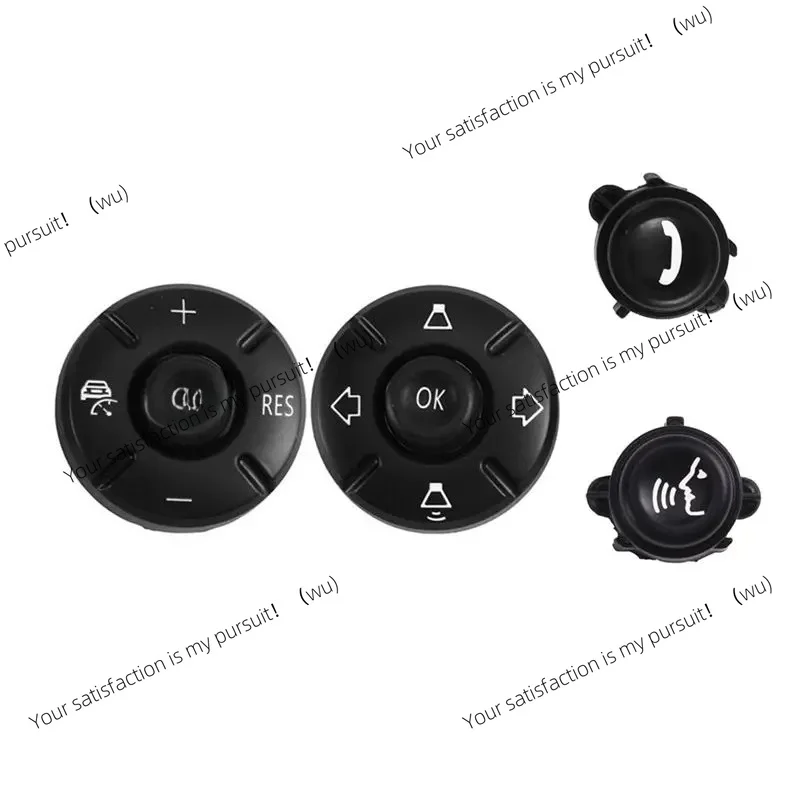 For MINI Cooper F55 F56 F57 F60 Car Steering Wheel C Style Steady Cruise Control Button Cover Trim