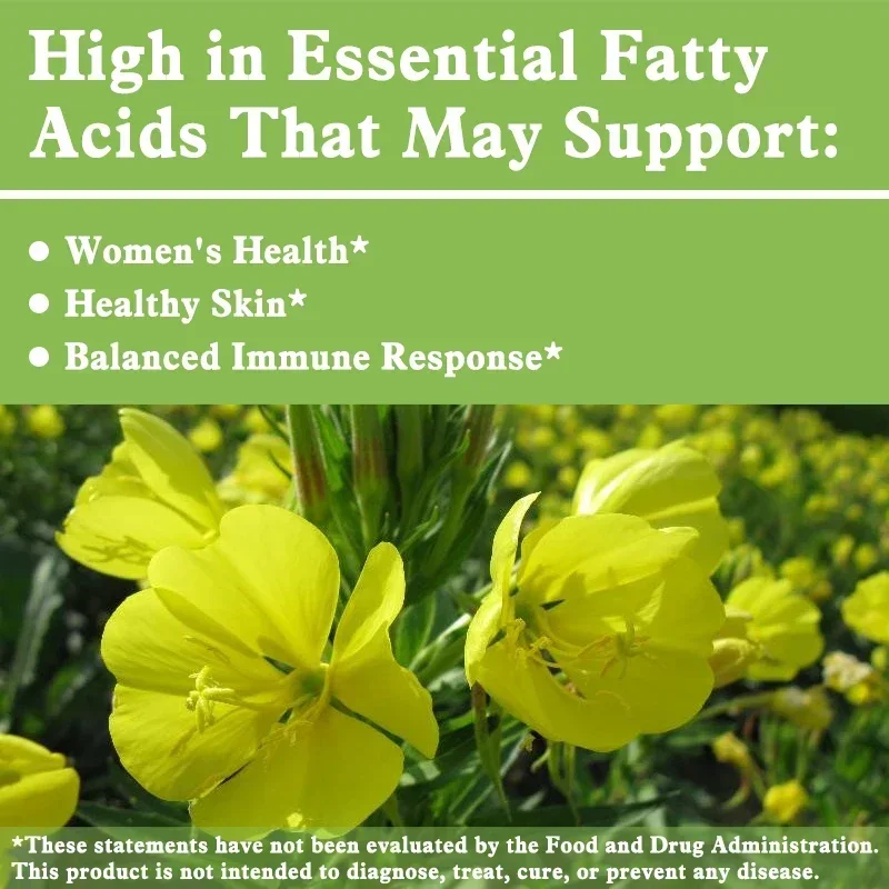 Evening Primrose Oil - Anti-Aging, Brightening, Immune Support, Hormone Balance, Healthy Skin