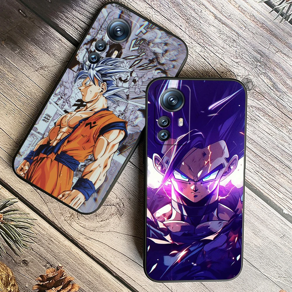 Anime D-Dragon Ball Z Goku Art For Xiaomi Mi 14 13T 13 12T 12 11T 11i 11 10T 10 Pro Lite Ultra 5G Black TPU Phone Case