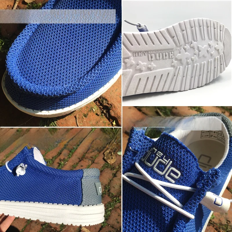 أحذية رجالية كاجوال سهلة الارتداء من هاي ديد، أحذية شبكية خفيفة الوزن للمشي والقيادة، مريحة وعصرية للصيد في الصيف #3