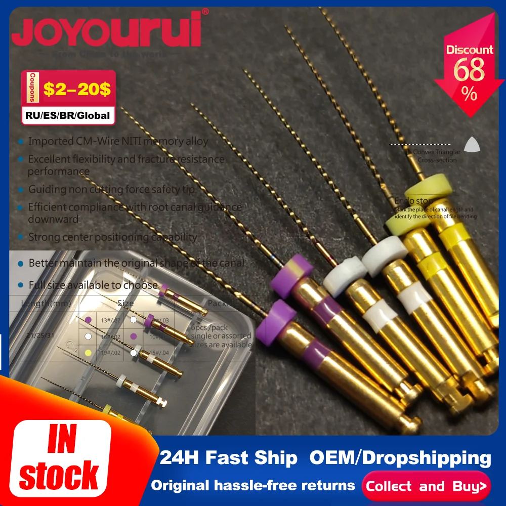 Dental Niti Path Files Rotary Files Cleaning Root Canal Tools Endodontic Path Glide File Dentistry Endo Instrument 21/25mm 1302#