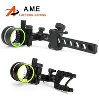 1pc Compound Bow Sights 5 Pins Sight 4X 6X 8X Lens for Right Hand Bow and Arrow Hunting Target Shooting Archery Accessories