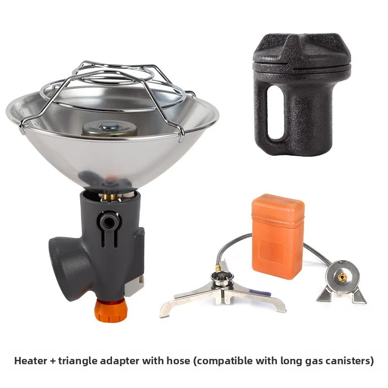 Outdoor camping heater mini portable gas small fire plastic box packaging