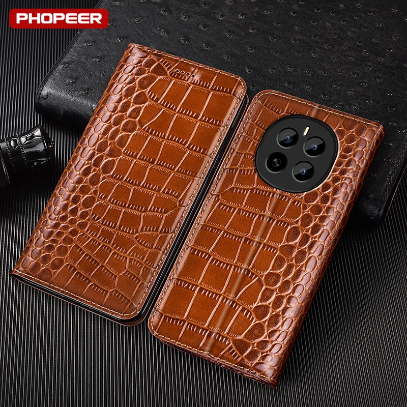 

Genuine Leather Flip Cover Case With Card Slot For Honor Magic 7 6 5 4 3 Magic7 Magic6 Magic5 Magic4 Pro Plus Lite Ultimate RSR