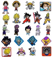 Bandai Anime One Piece Dragon Ball Z Figure Anime Iron on Patches for Clothing Embroidery Patch DIY Applique Stickers Badge Gift