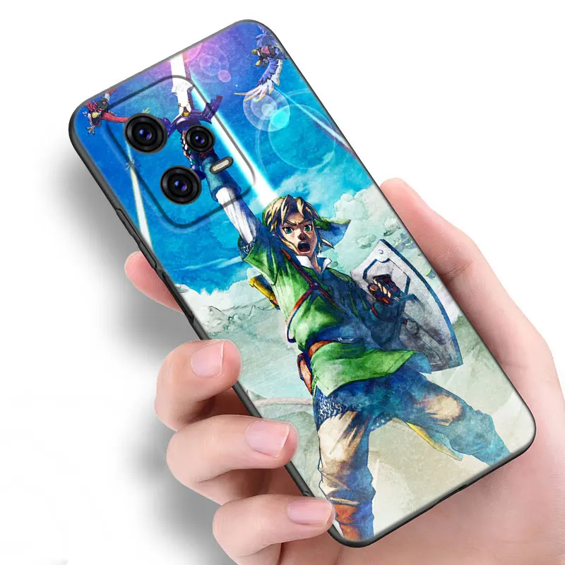 The Legend of Zeldas Black Silicone Phone Case For Xiaomi Redmi Note 10 11 11S 12 13 4G 8 9 11T Pro 5G Plus 8T 9S 10S 12S