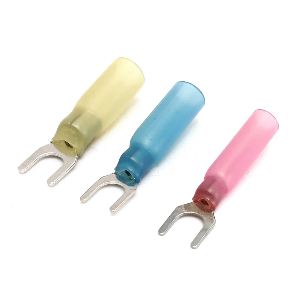 

240Pcs Waterproof Terminal Box Multi Type Heat Shrinkable Terminals Kit for Electrical Wiring Protection in Wet Conditions Butt