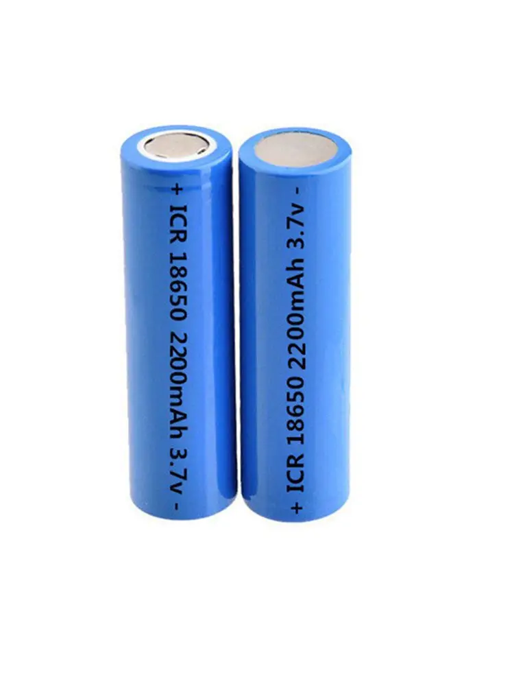 Batterie au lithium rechargeable 3.7V 18650 2200mAh, 6 pièces/lot, batterie au lithium spéciale 3.7V pour lampe torche anti-lumière