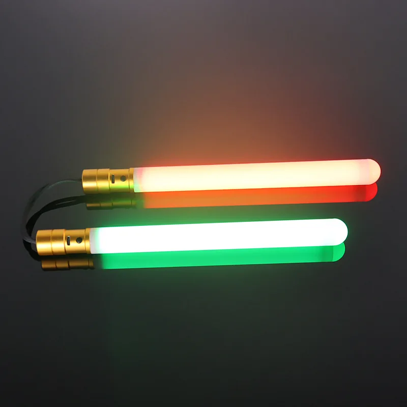 色が変わるピクセルヌンチャクツーインワンクールメタルヌンチャク発光おもちゃ小道具ステージパフォーマンスコスプレおもちゃ小道具