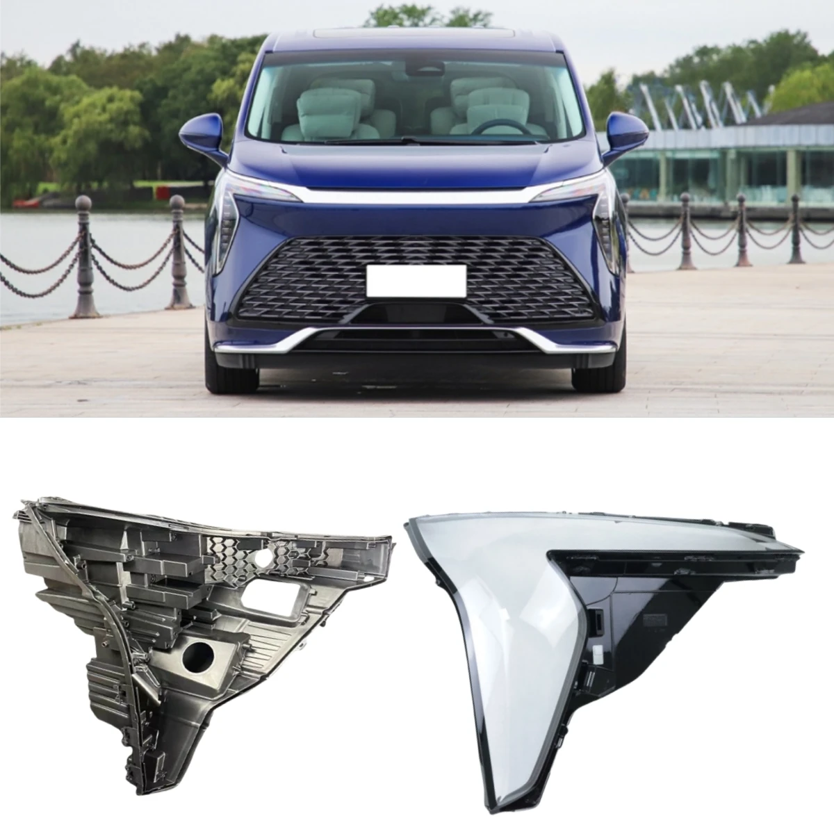 

For Buick Century 2023 Base Head Lamp Shell Headlight Base Headlight Headlight Lights Glass