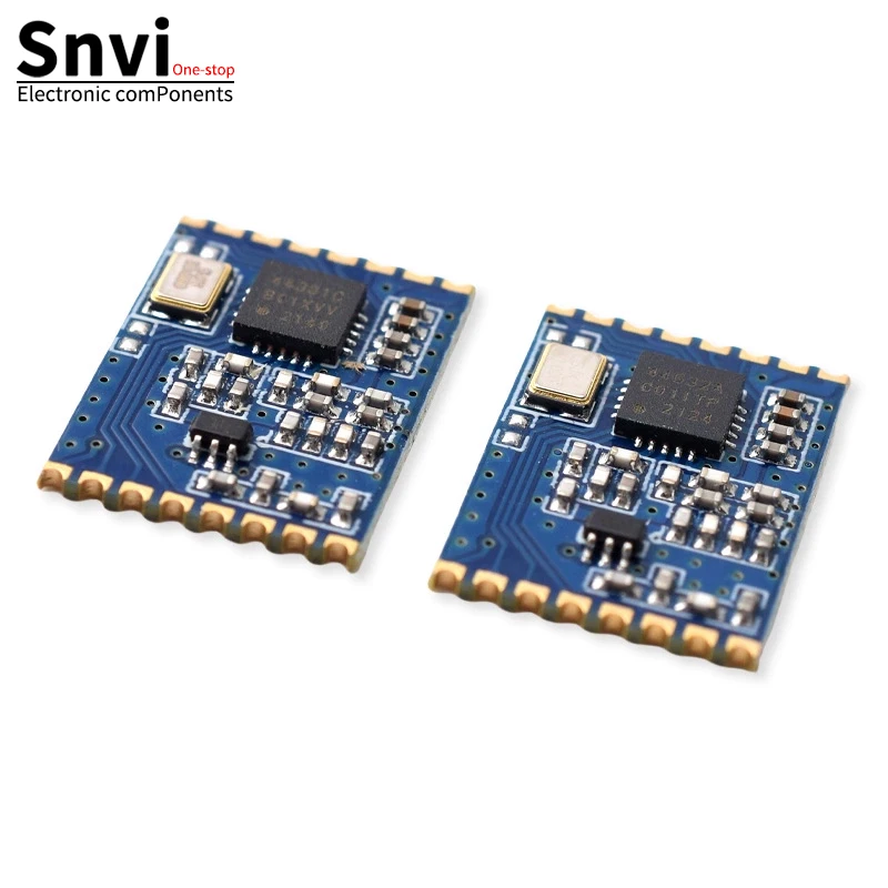 Snvi SI4438 SI4463 وحدة الاتصالات اللاسلكية 433/868M جهاز الإرسال والاستقبال RF الاستهلاك المنخفض LLCC68/CMT2300A
