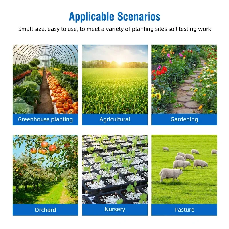 Picture 3: Multifunctional Soil Nutrient Meter Soil Fertility Analyzer Potassium/Phosphorus/Nitrogen Temperature Tester for Gardens Orchard