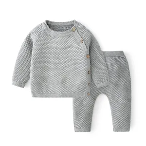 Baby clothing sets Spring Cotton Sets Boy Newborn Children's Girl Clothes Tops and Pants Knitted Sweater 6 Main Sales Kit Recem Born - №6