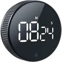 1/2pcs Digital Kitchen Timers Visual timers Large LED Display Magnetic Countdown Countup Timer for Classroom Cooking Fitness