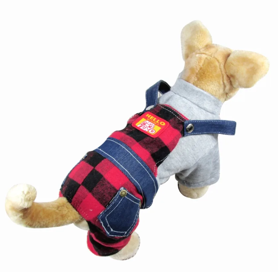 New Dog Jumpsuit Spring Autumn Warm Clothing for Small Dog Clothing Pajamas Puppy Pullover Chihuahua Costume Coat