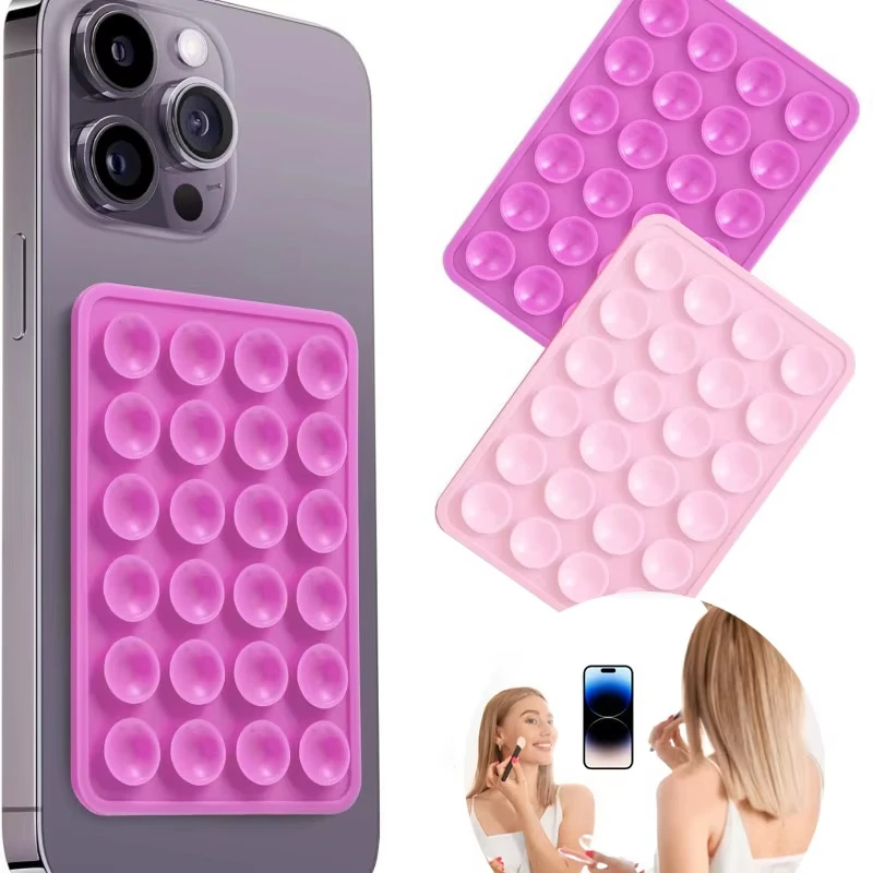 

Backed Silicone Suction Pad For Mobile Phone Fixture Suction Cup Backed Adhesive Silicone Rubber Sucker Pad For Fixed Pad