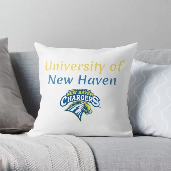 University Of New Haven  Printing Throw Pillow Cover Wedding Decorative Anime Sofa Fashion Bedroom Pillows not include One Side