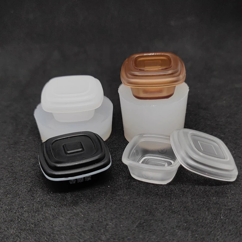 ชุดแม่พิมพ์ซิลิโคนสำหรับทำอาหารจิ๋วและกล่องอาหารแบบนำกลับบ้านสำหรับบ้านตุ๊กตา  แบบหล่ออีพ็อกซี่ UV  สำหรับทำของเล่นและอุปกรณ์เสริมตุ๊กตา