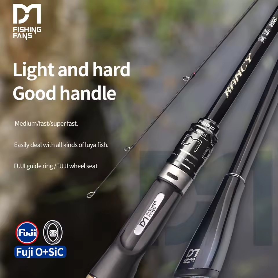 Lightweight Fishing Rod 30T+36T Carbon Blanks Casting Rods FUJI Guides fuji reel seat Sensitive spinning fishing Rod