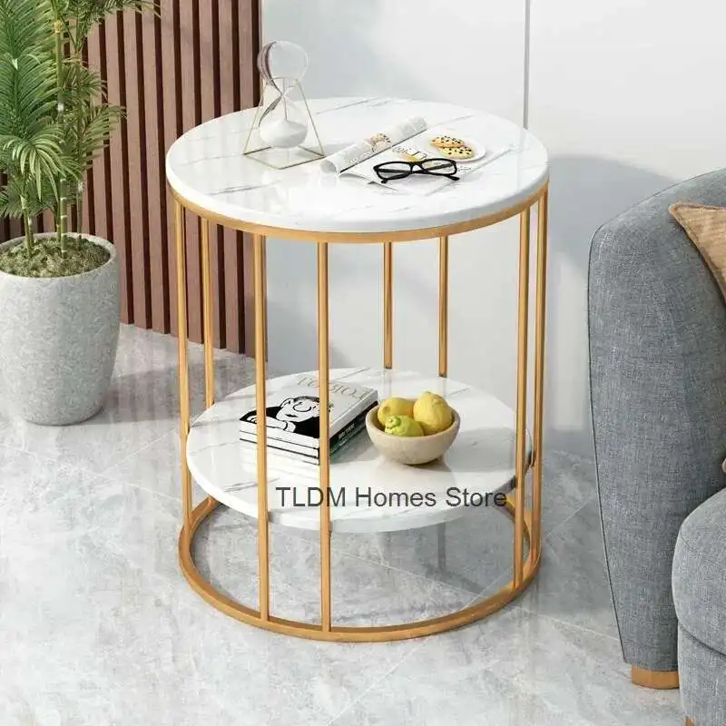

Дизайнерский приставной столик для хранения, круглый органайзер, кровать, металлические приставные столики премиум-класса, минималистичная скандинавская мебель для гостиной