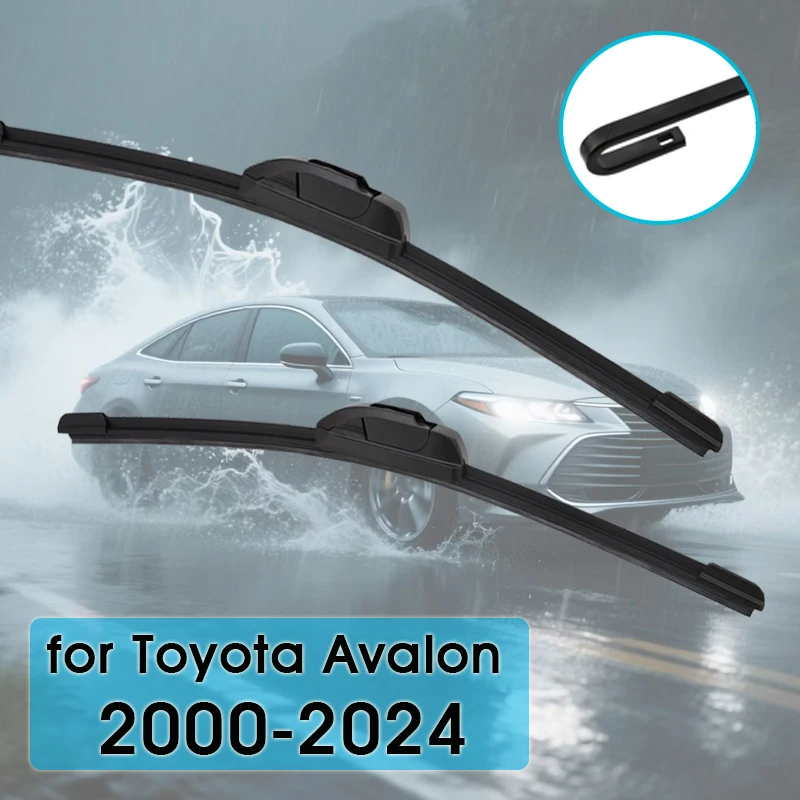 

For Toyota Avalon xx20 xx30 xx40 xx50 2000-2024 Car Wiper Blade Front Wipers Fit U Hook Arm Windscreen Auto KAWOO Wiper Blades