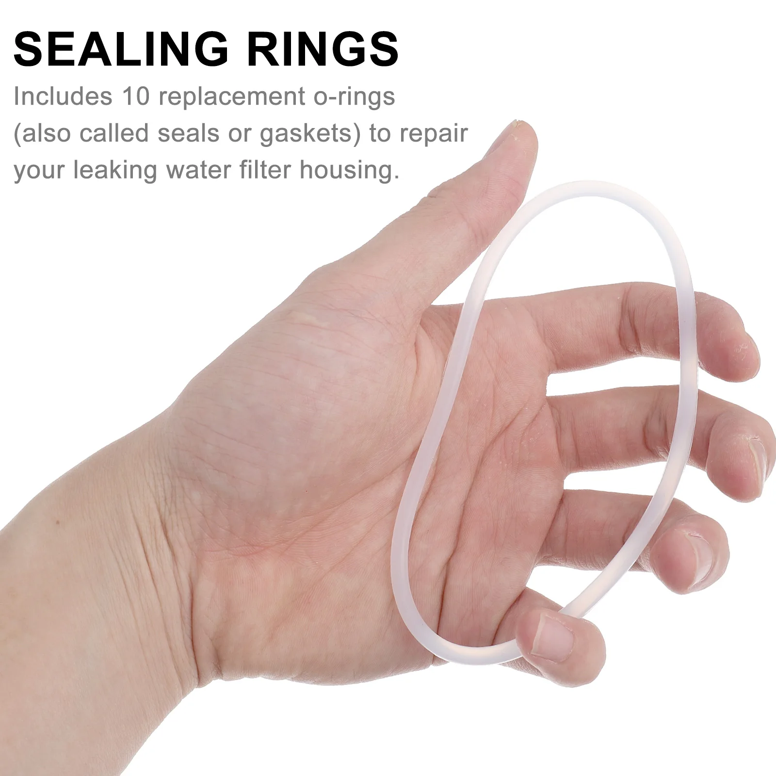 10 Pcs Water Filter Housings Gasket Bottle Sealing Ring Assortment Universal Washer