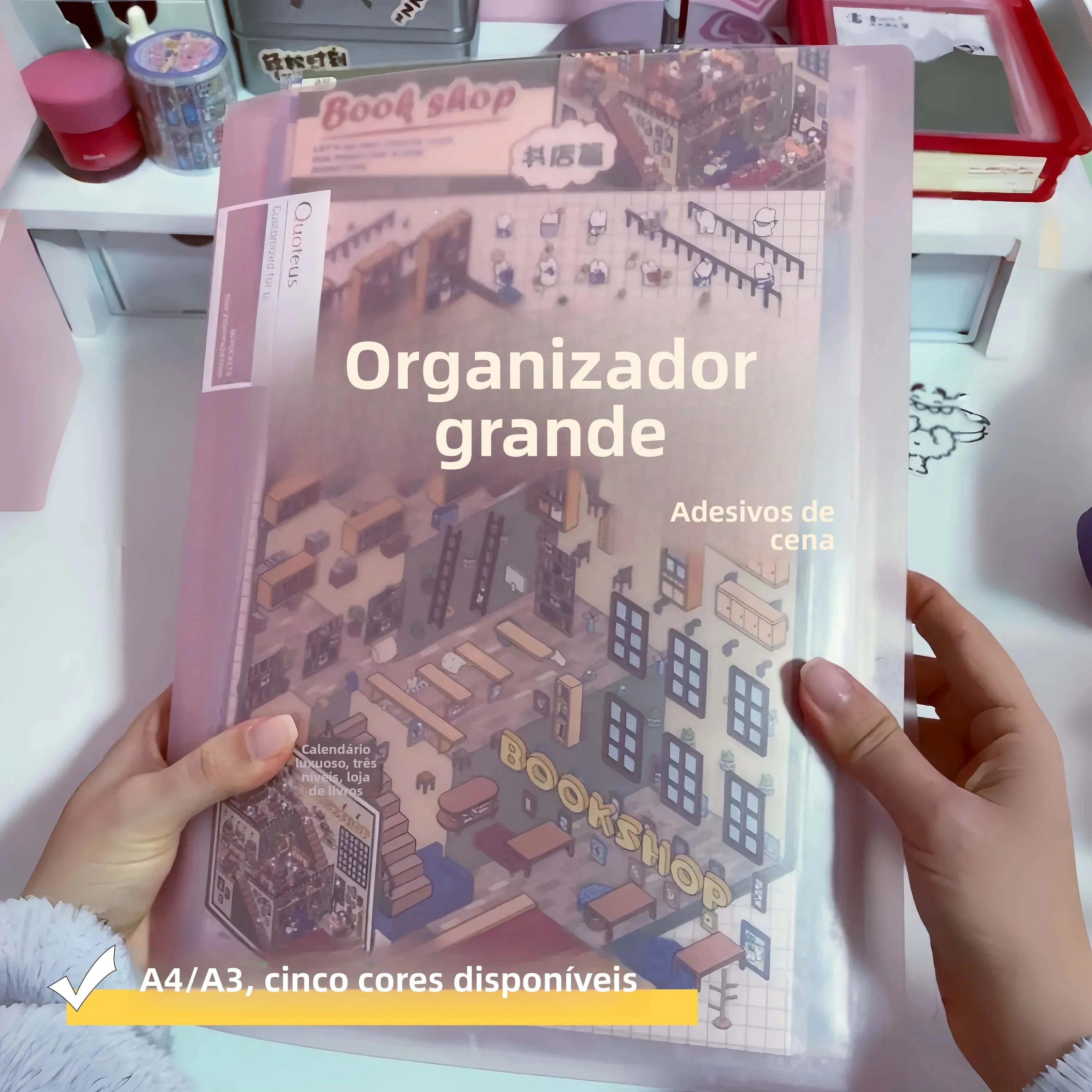 a4-size-waterproof-dustproof-landscape-sticker-storage-album-island-scene-stickers-large-size-collecting-album-pages