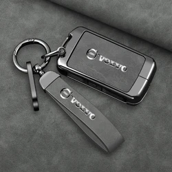 Zinc Alloy Car Remote Key Case Cover Protection Shell For Volvo S60 S90 XC40 XC60 XC90 V60 V90 Polestar 1 Polestar 2 Accessories