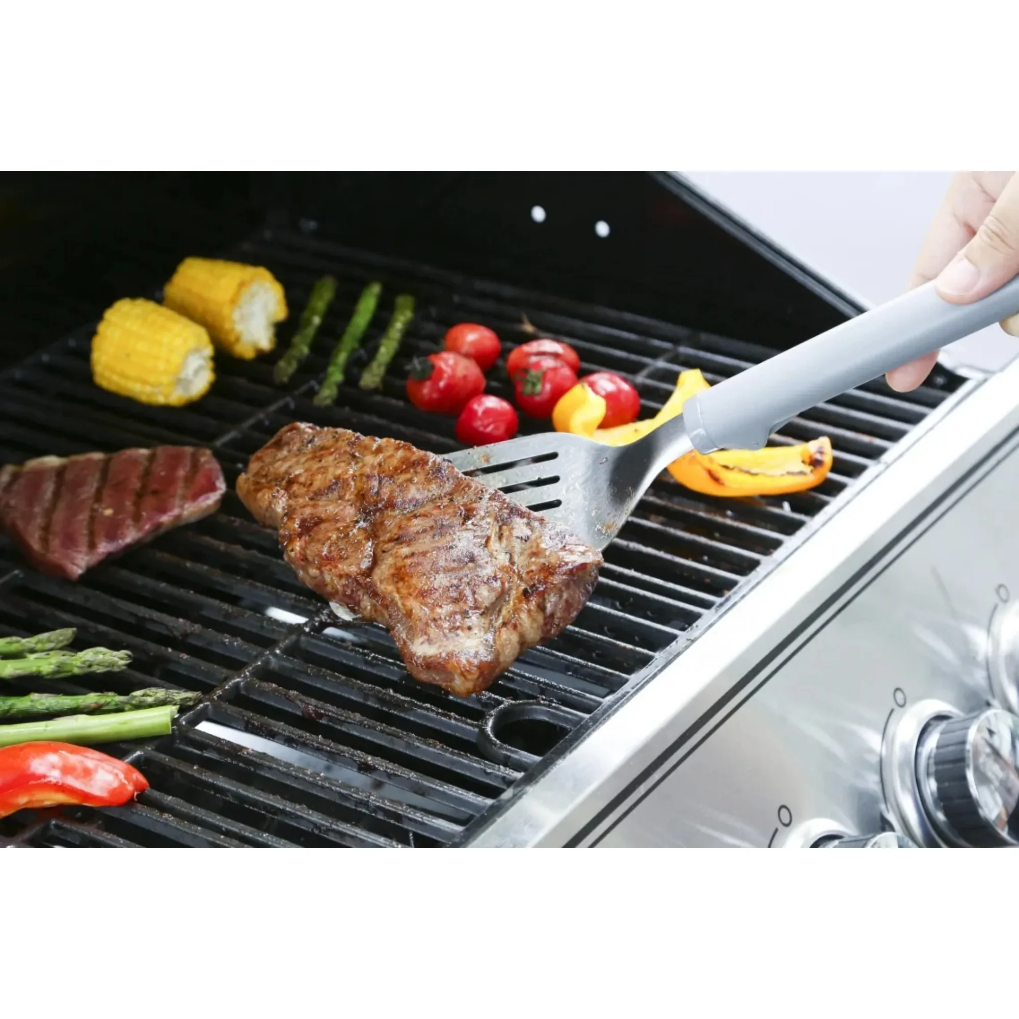 أداة شواية من الفولاذ المقاوم للصدأ مكونة من 3 قطع من The Home Edit ملحقات الشواية