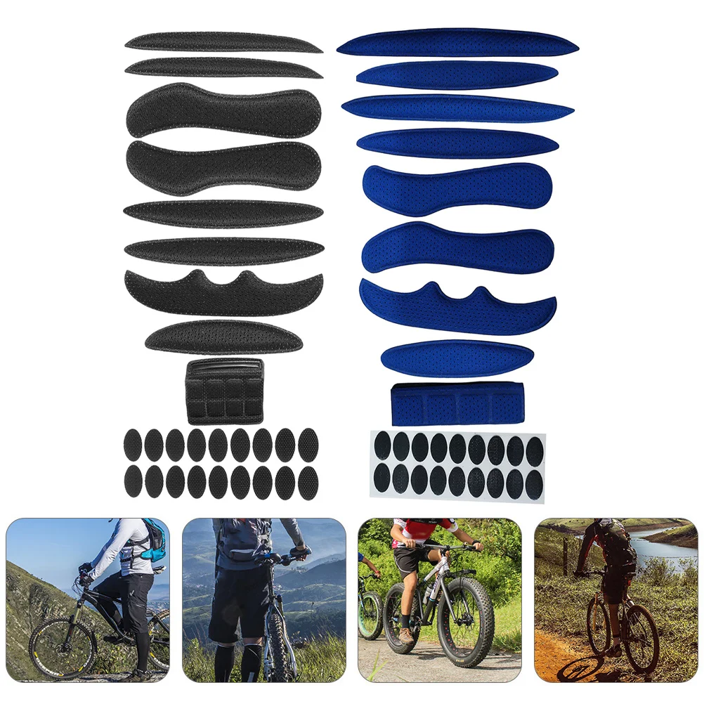 2Sets Bicycle Pads Replacement Lightweight Ventilation Cooling Liner for Enhanced Safety and Comfort during Rides
