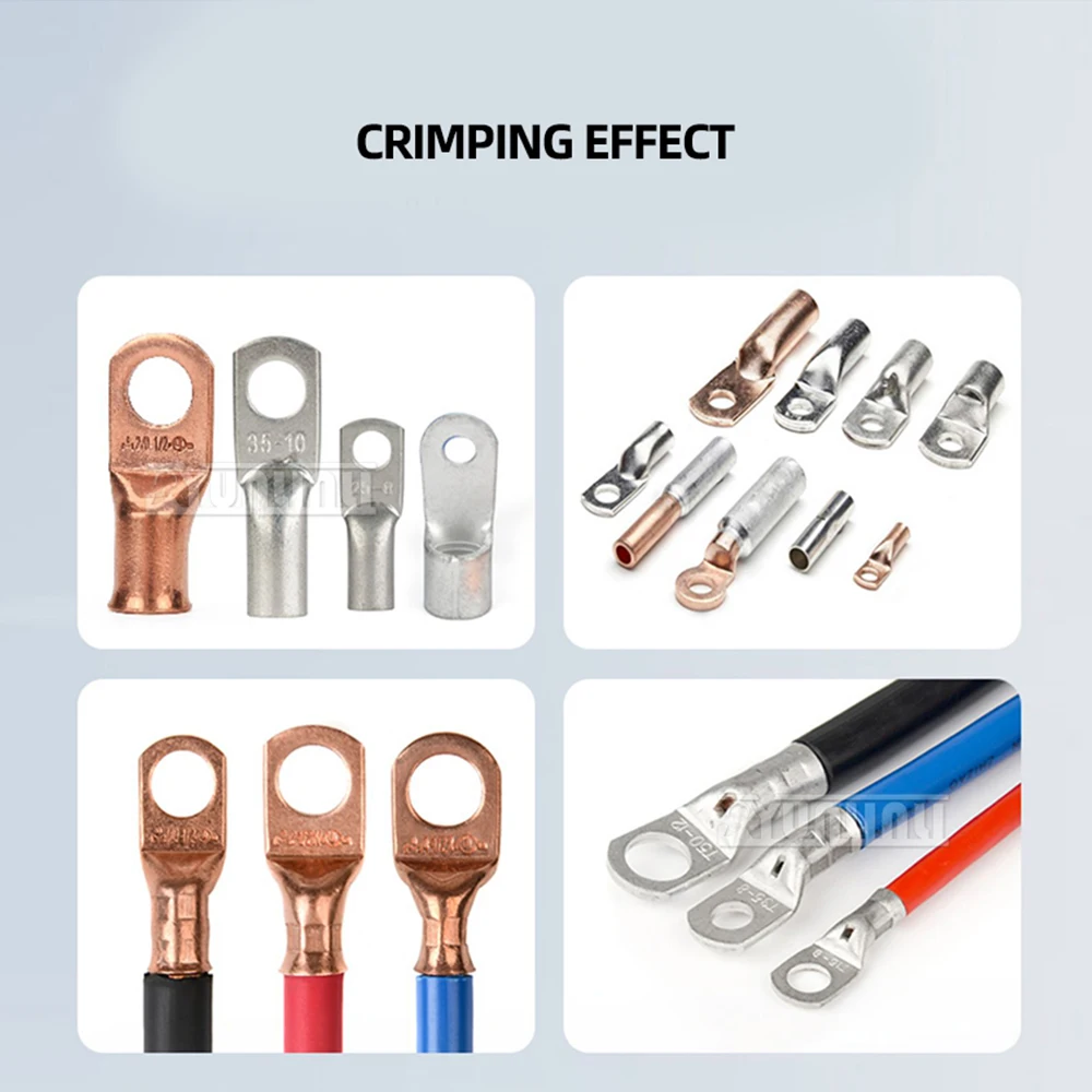 Crimping pliers wiring pliers bare terminal pliers copper aluminum cable crimping pliers 6-50mm