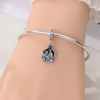 925 argent Sterling Madonna et enfant jésus nativité pendentif classique breloque ajustement Original bracelets porte-bonheur femmes bijoux à bricoler soi-même cadeau 3