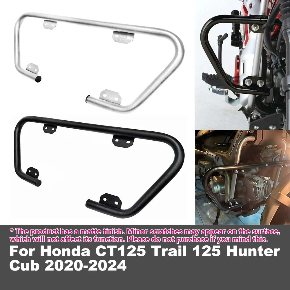 Motorcycle Insurance Anti-Fall Guard Crash Bar Engine Guard Protection Bumper For Honda CT125 Trail 125 Hunter Cub 2024-2020