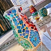 100g/3.5oz Tiny Mixed Color Irregular  Glass Mosaic Tiles - Vibrant Decorative Accents for Bathroom, Kitchen, and Art Pro 4