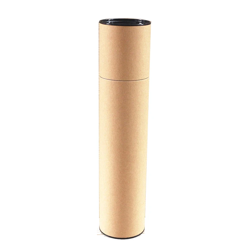 

Kraft Postal Shipping Mailing Package Cardboard Tube Cylinder, Suitable for Drawings Posters, Skewer Incense, 500g Container, 6