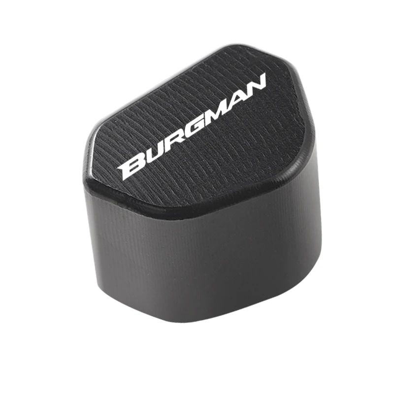 Tutup Kunci Sakelar Sinyal Belok Tombol Sakelar Sepeda Motor Aluminium CNC untuk Suzuki AN200 AN250 AN400 AN650 Burgman AN 125 250 400 650