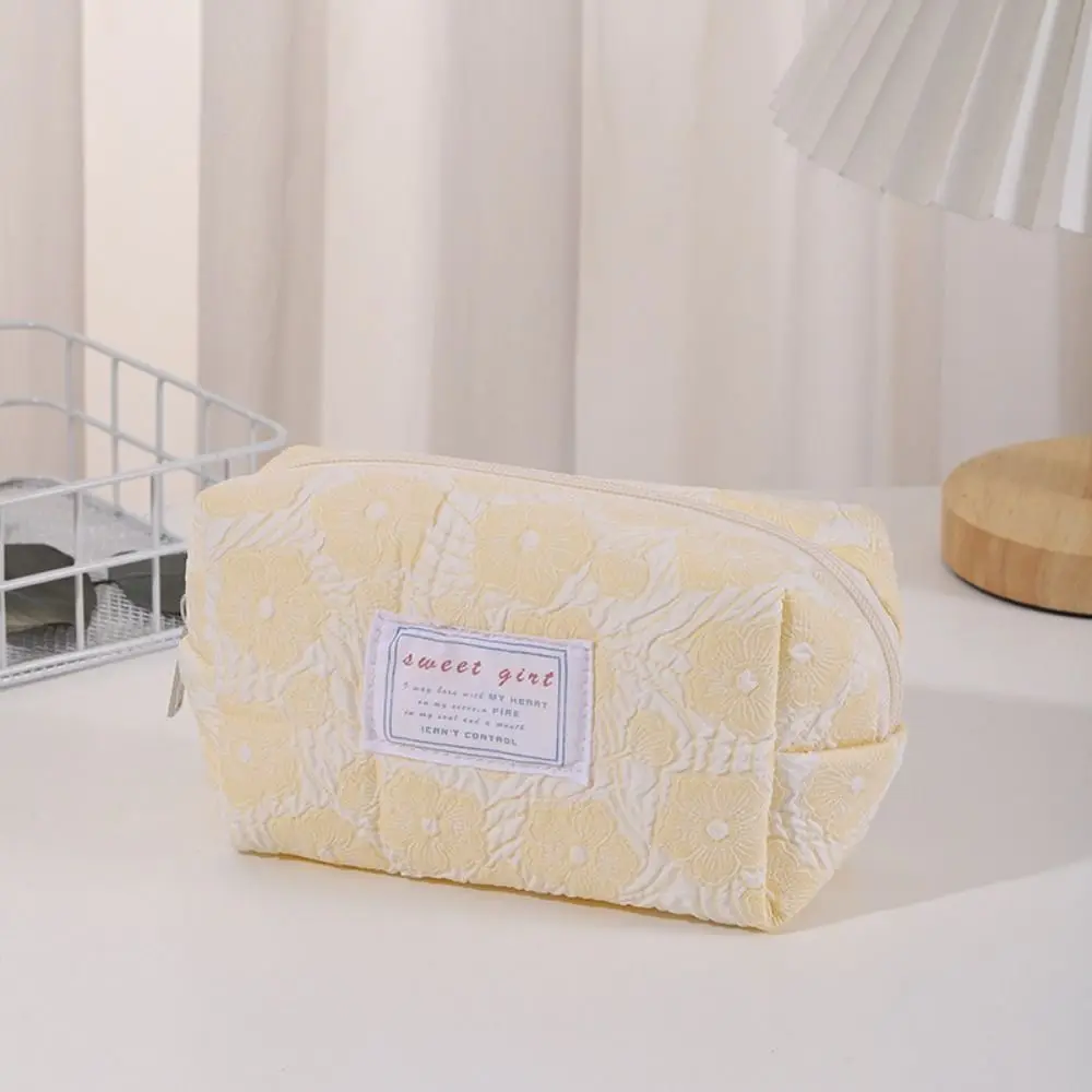 

Simple Polyester Fabric Pen Bag Stationery Korean Pen Storage Bag Large Capacity Pencil Case School Office Supplies