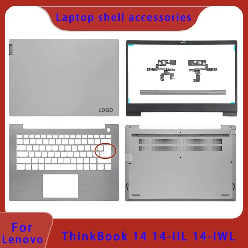 

Подходит для Lenovo/Lenovo ThinkBook 14, верхняя крышка ЖК-экрана IIL IWL, передняя панель, подставка для рук, нижняя часть шарнира, крышка шарнира