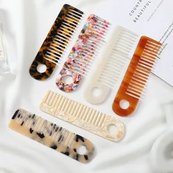 Acetate Hair Styling Combs Colorful Hairdressing Comb Hairbrush for Women Girls Hair Style Barber Salon Accessories Hair Combs