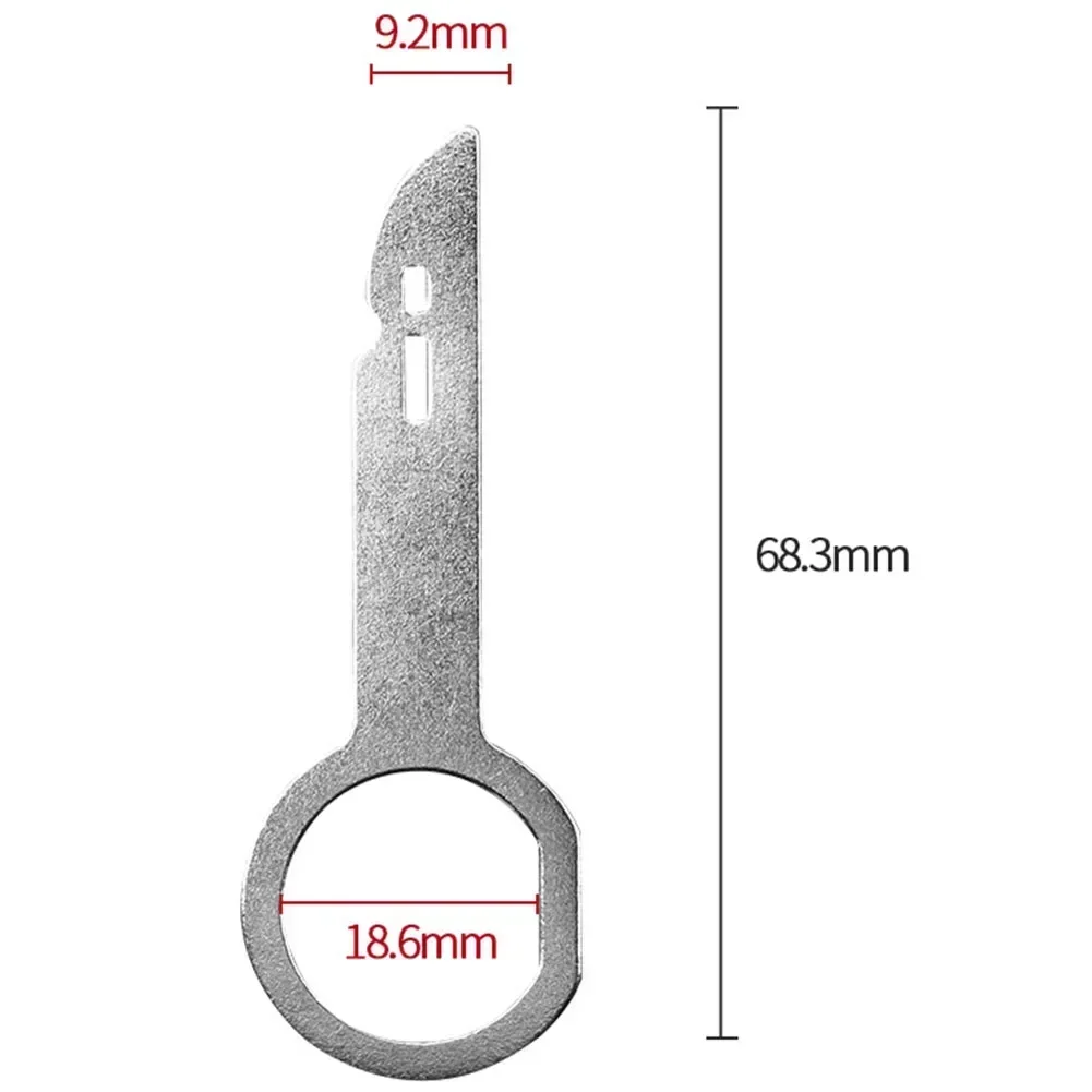 금속 자동차 라디오 제거 도구 릴리스 키 추출 키트, 포드 메르세데스 라디오 스테레오 릴리스 제거 설치 도구, 4 개