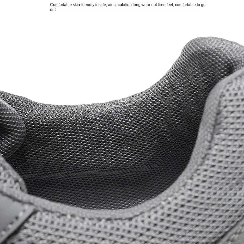Oulylan Scarpe antinfortunistiche anti-sfondamento da uomo Anti piercing Calzature leggere morbide e traspiranti Scarpe protettive da lavoro all'aperto basse