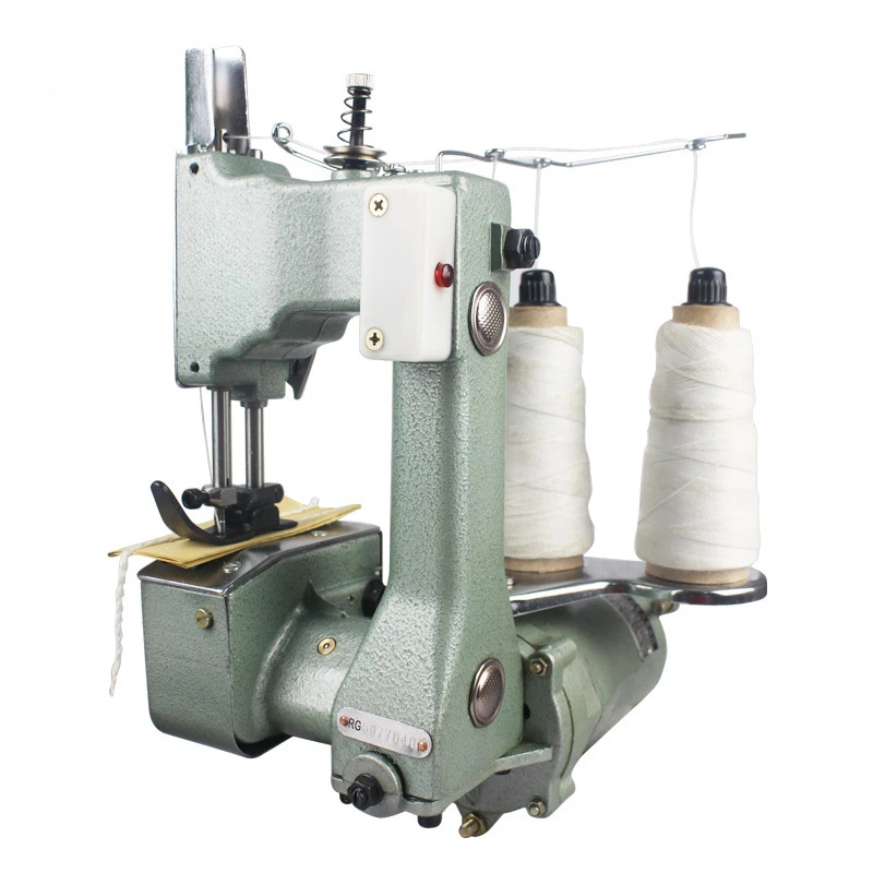 1100.04GK9-25 Portable Electric Double Wire Sealing Machine Woven Bag Sewing Machine Flour Sealing Machine