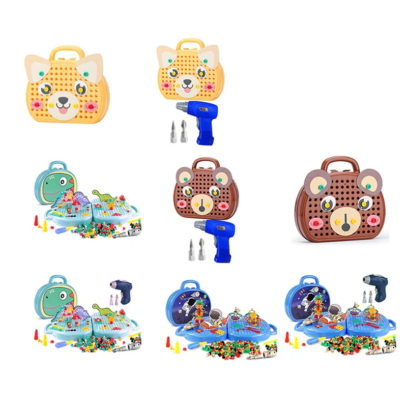 Hot TTKK Play Toolbox, Toolbox, Toddler Drill And Screw Toy Toolbox