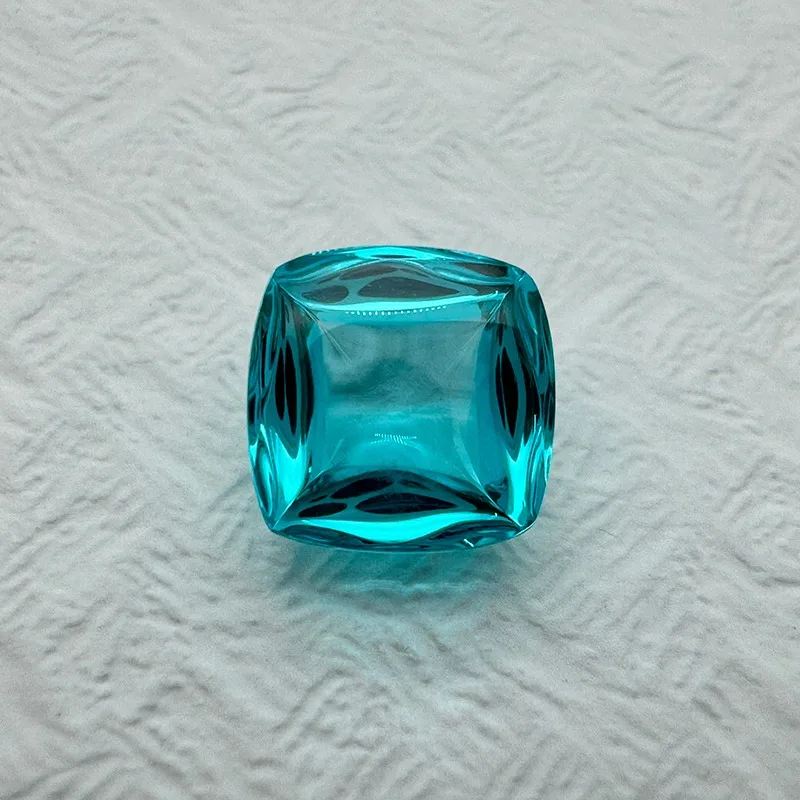 Laborgezüchteter Paraiba-Schliff, ovale Form, Neonblau, DIY-Charms für Schmuckherstellung, Ring, Halskette, Ohrringe, Hauptmaterialien, Zertifikat – Detail 36