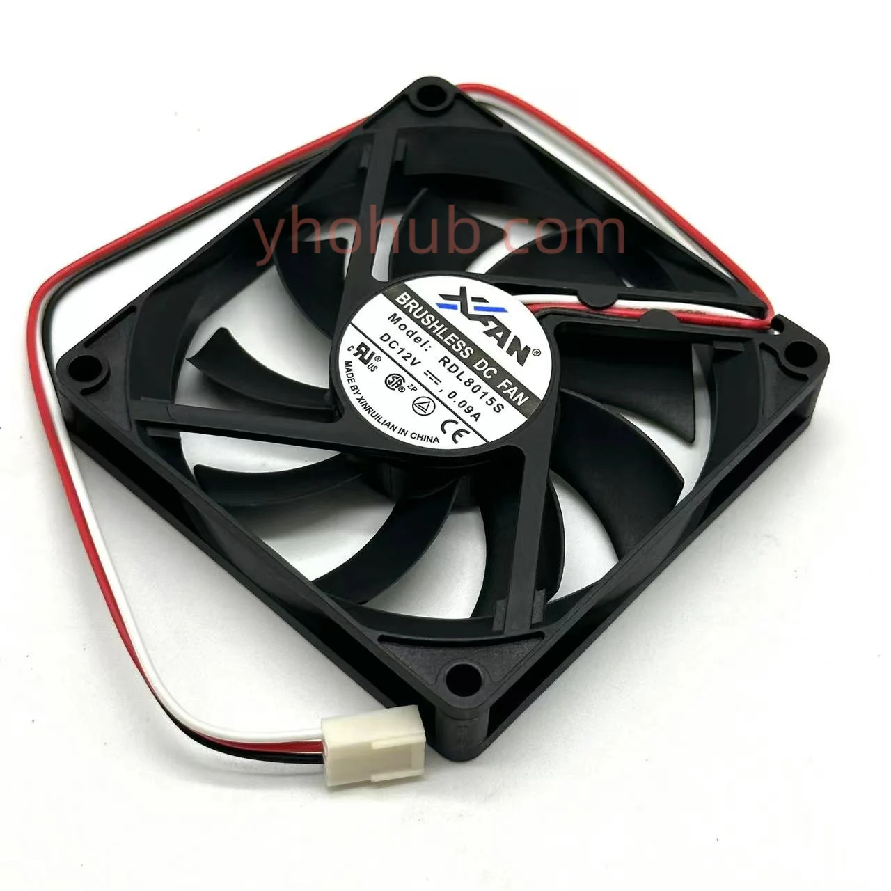 

XFAN RDL8015S Server Cooling Fan DC 12V 0.09A 80x80x15mm 3-Wire