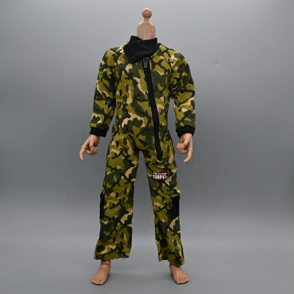 1/6 Camo Militar. Macacão Roupas de Combate Terno Fit 12'' Action Figure