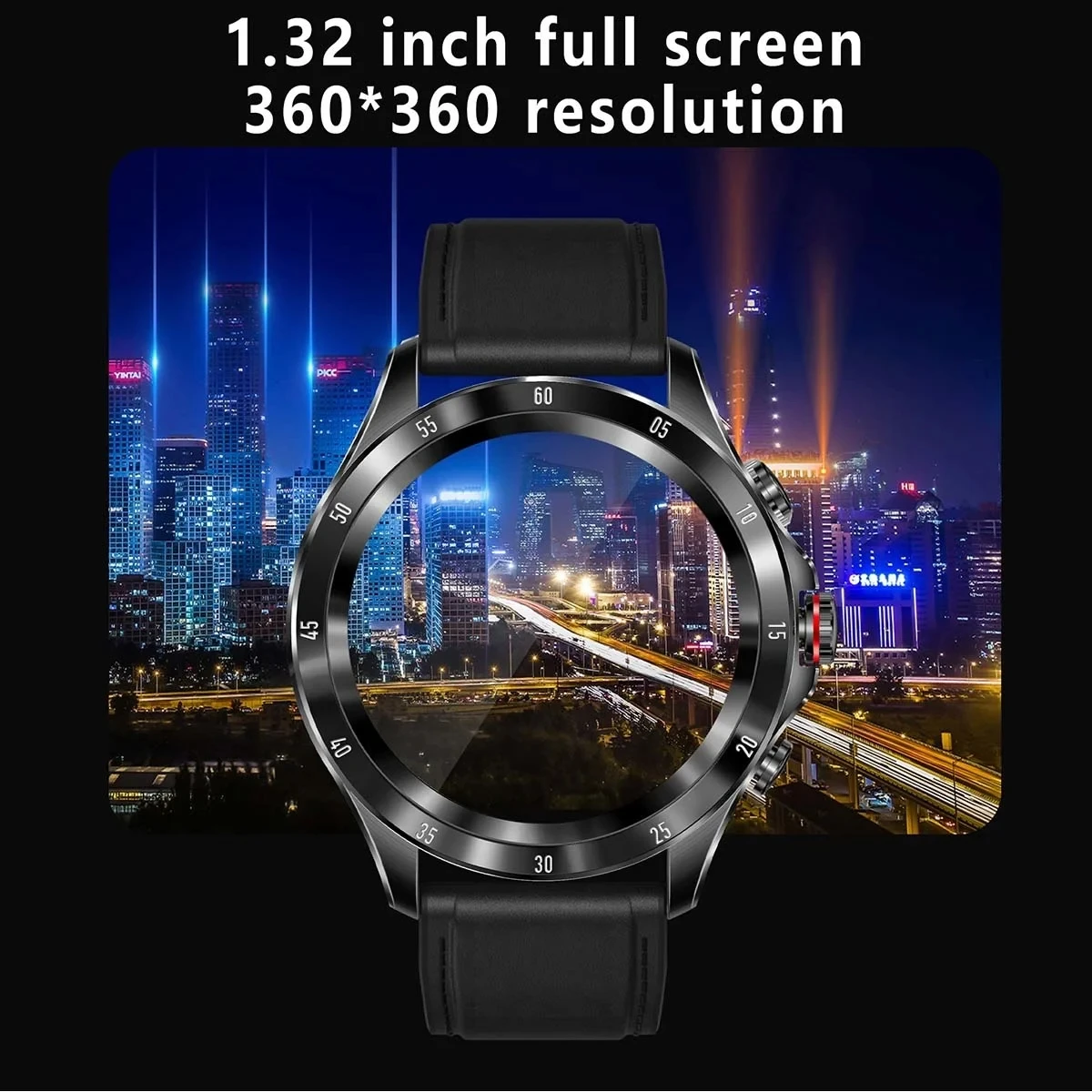 Health Smartwatch for men Bluetooth call watch with multiple sports mode Heart Rate Blood Pressure health observation smartwatch