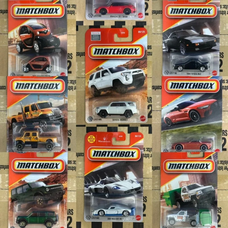 

Genuine Matchbox Collection 30782 25h Series Alloy Car Porsche Renault Benz Collectible Car Toy Diecast Vehicle Car Models Toys