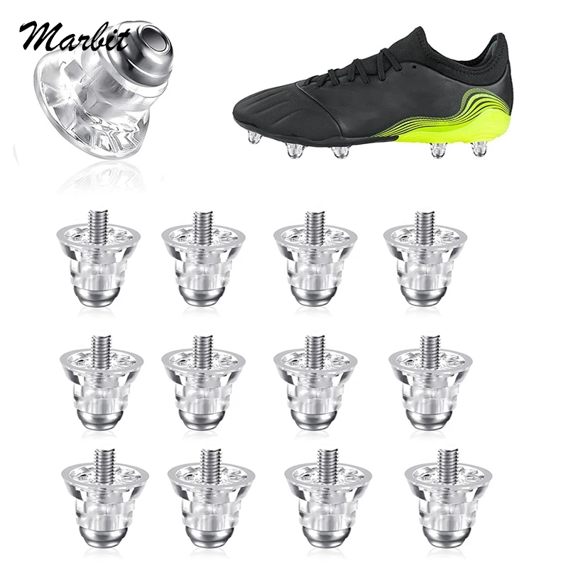 6pcs/lot Football Boot Replacement Spikes 13/16mm Durable Football Boot Studs For Threaded Football Boots